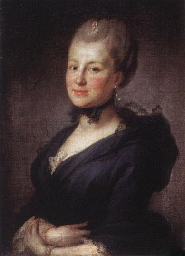 Stefano Torelli Portrait of Anastasia Ivanovna Sokolova, wife of Josede Ribas oil painting image